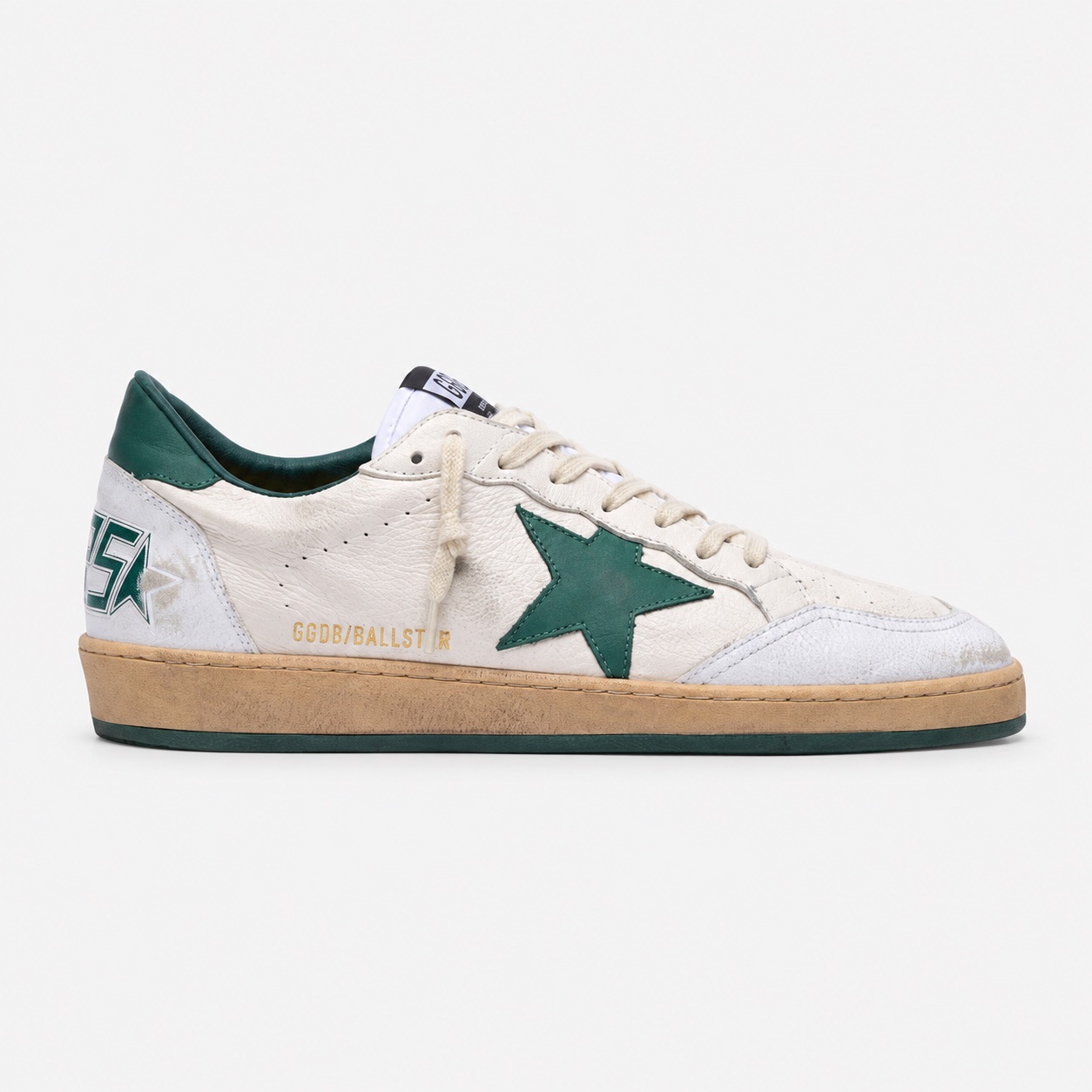 Golden Goose Ball Star — Blanco / verde